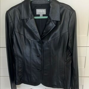 Wilsons Leather Black Classic Leather Jacket